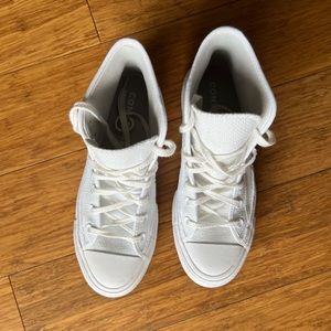W8.5 All white Converse from Urban Outfitters
